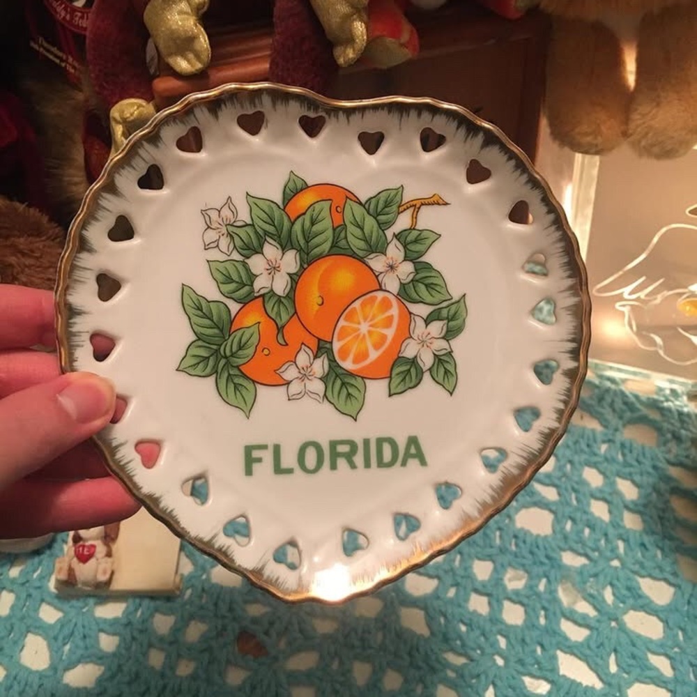 1970 Florida decorative plate